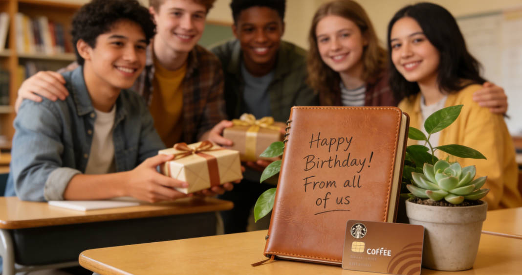 Giving gifts as a group when there are many people